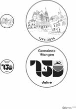 Lade das Bild in den Galerie-Viewer, Jubiläumsmedaille 750 Jahre Wangen