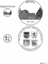 Lade das Bild in den Galerie-Viewer, Jubiläumsmedaille 950 Jahre Weil der Stadt, Merklingen, Münklingen und Hausen