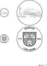 Lade das Bild in den Galerie-Viewer, Jubiläumsmedaille 1250 Jahre Dorfen