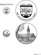 Lade das Bild in den Galerie-Viewer, Jubiläumsmedaille 800 Jahre Niederdorla