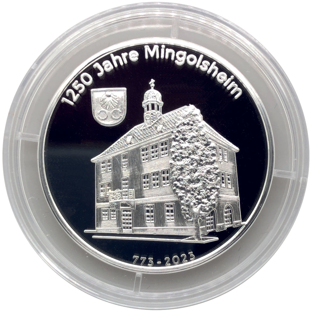 Jubiläumsmedaille 1250 Jahre Mingolsheim